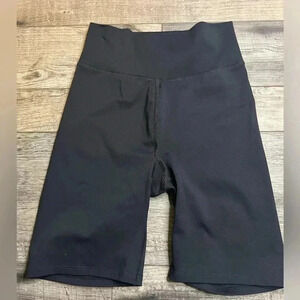 Madewell High Rise Black Biker Legging Shorts yoga XS women’s athletic workout